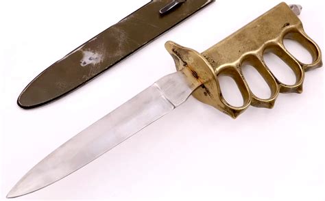 authentic ww1 trench knife.